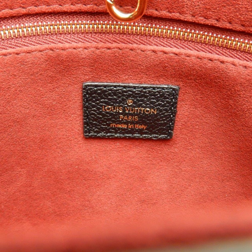 Louis Vuitton Amplant On The Go PM Shoulder Bag Black Beige