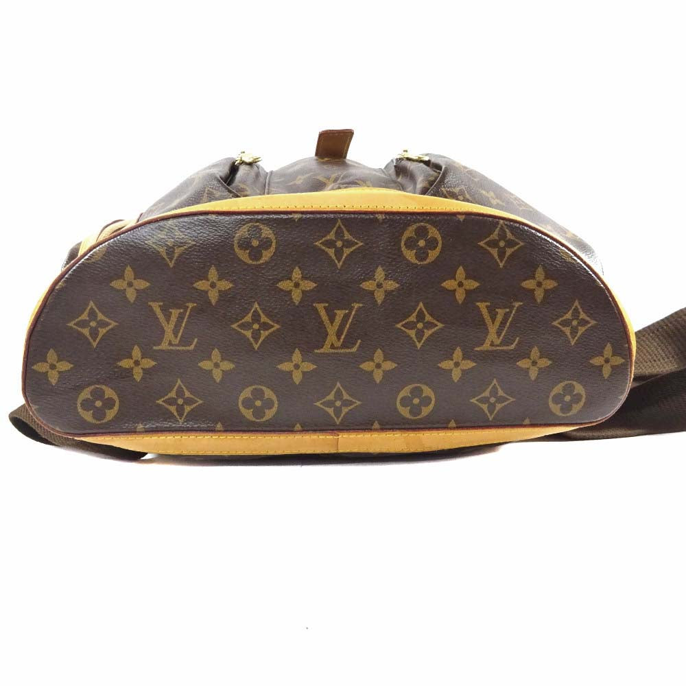 Louis Vuitton Monogram Sac A De Bosphor Backpack Daypack Brown