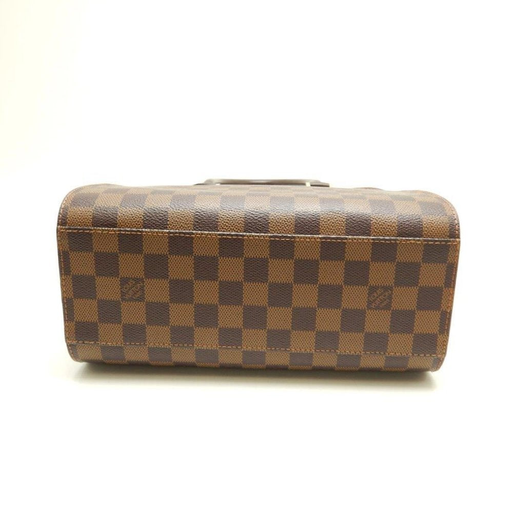 Louis Vuitton Damier Triana Ebene Handbag Brown