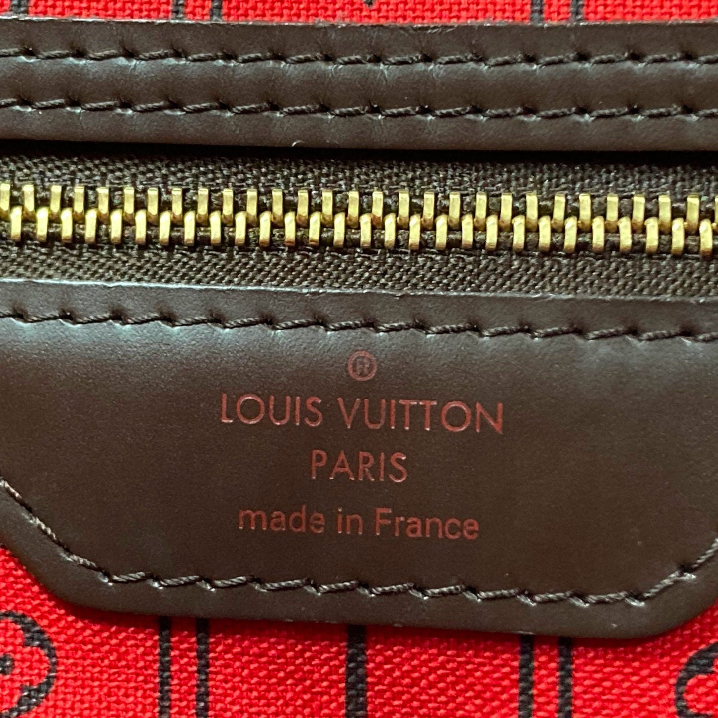 Louis Vuitton Neverfull MM Tote Bag Coated Canvas Damier