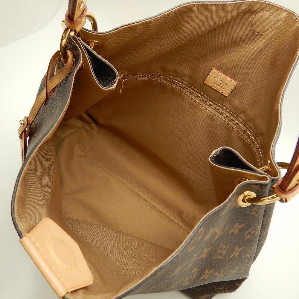 Louis Vuitton Monogram Graceful MM Brown Shoulder Bag