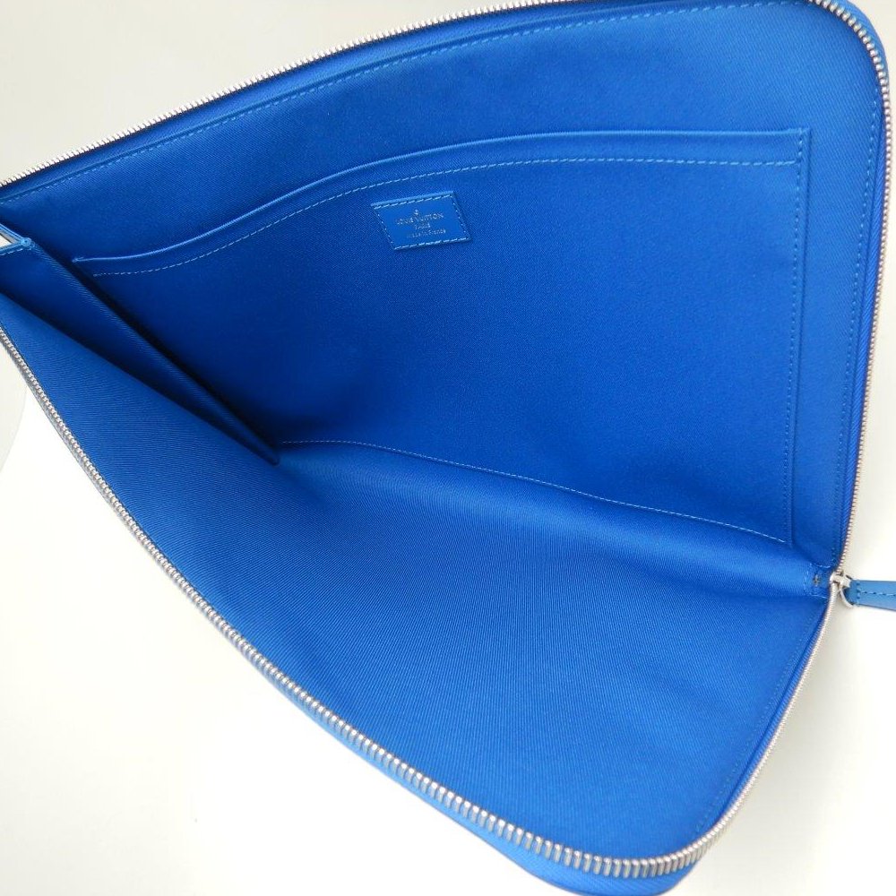 Louis Vuitton Damier Graphite Pochette Jour GM NM Blue