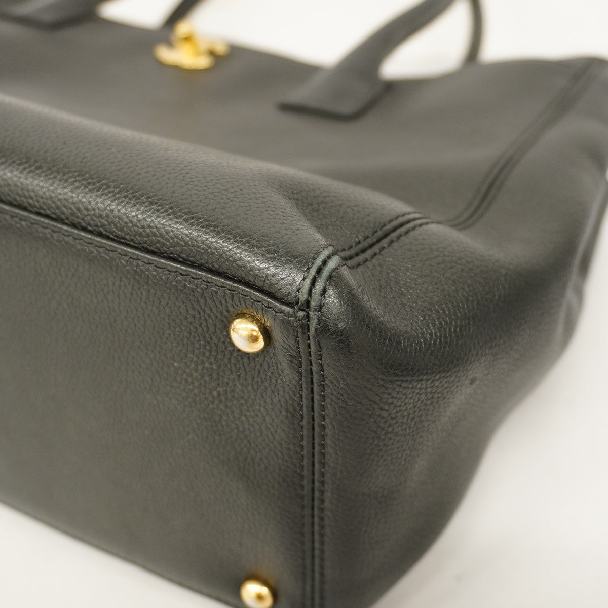 Chanel 2way Bag Executive Tote Caviar Skin Black