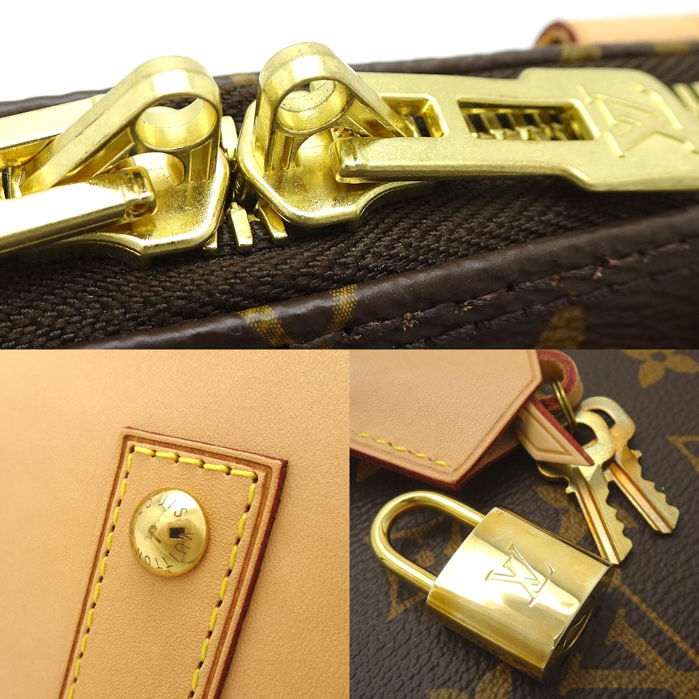 Louis Vuitton Monogram Alma BB Brown 2WAY Handbag