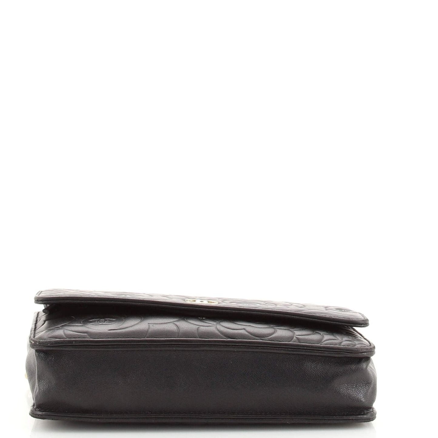 Chanel Wallet on Chain Camellia Lambskin Black
