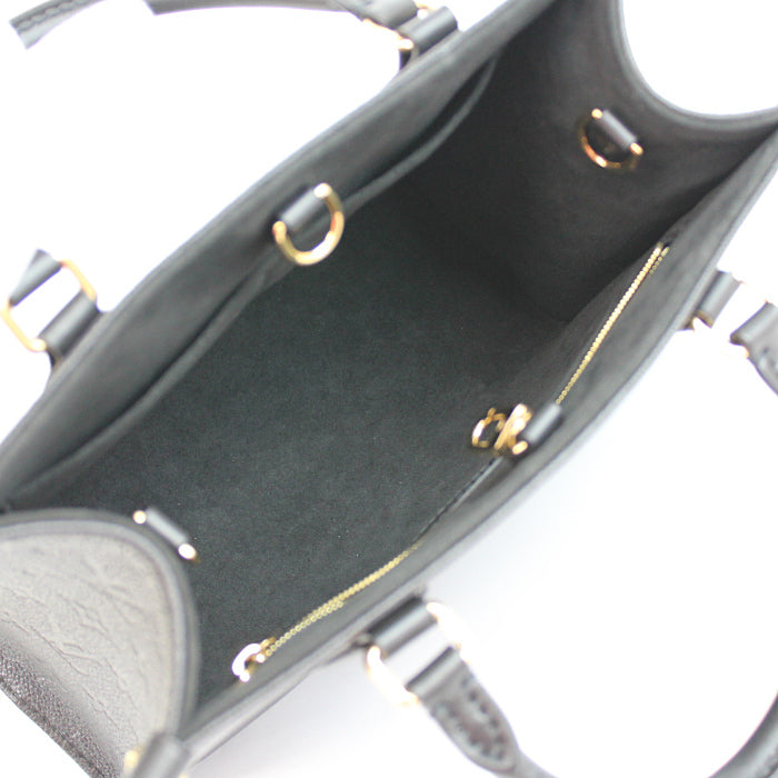 Louis Vuitton Amplant Black On The Go PM Handbag