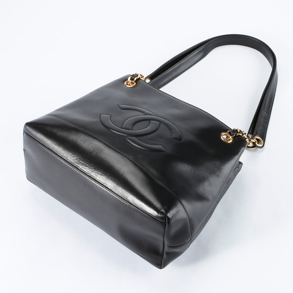 Chanel Lamb Long Shoulder Chain Tote Bag