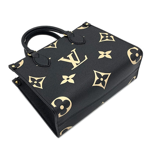Louis Vuitton Bicolor Monogram Implant On The Go PM Black