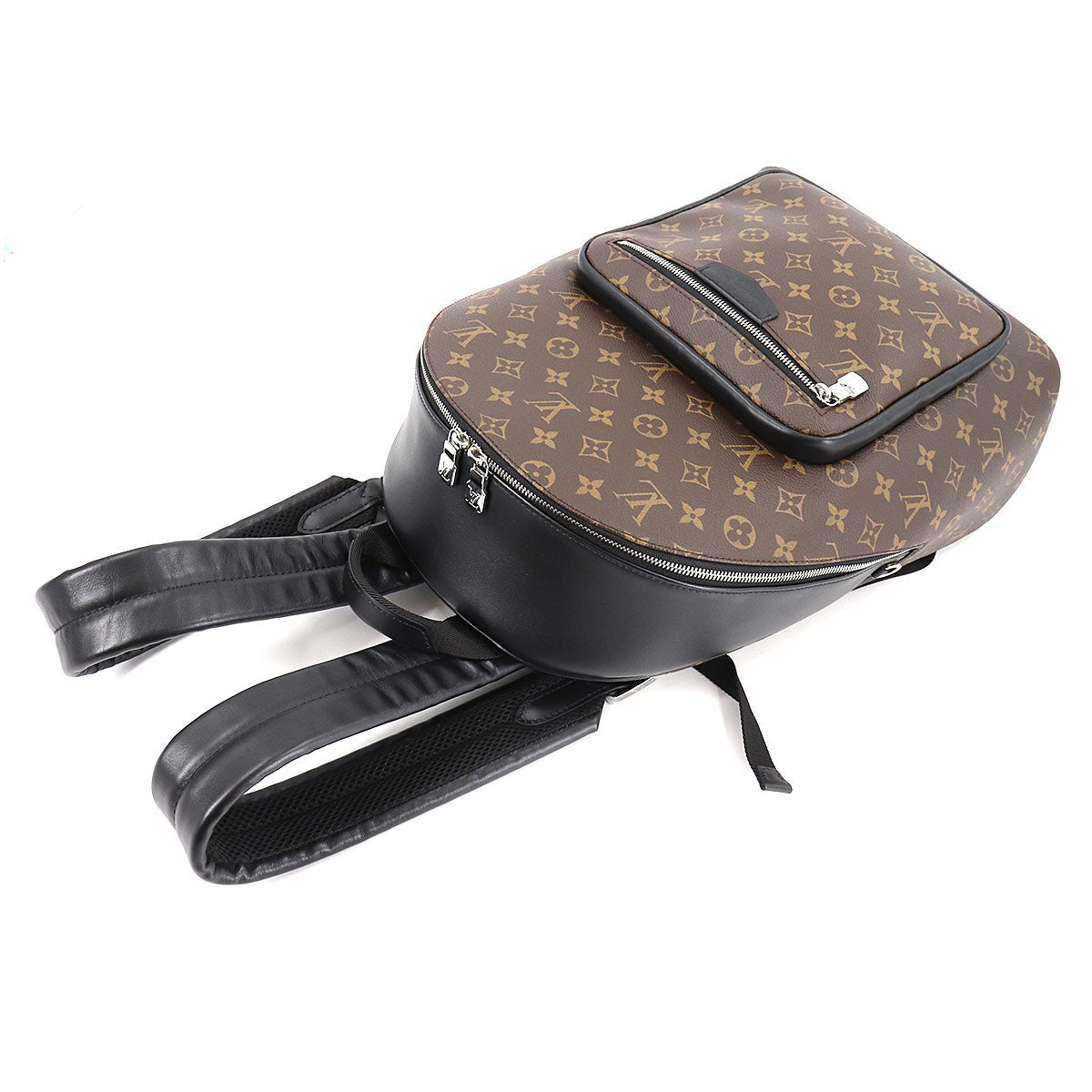 Louis Vuitton Monogram Macassar Josh NV Backpack Rucksack Brown Black