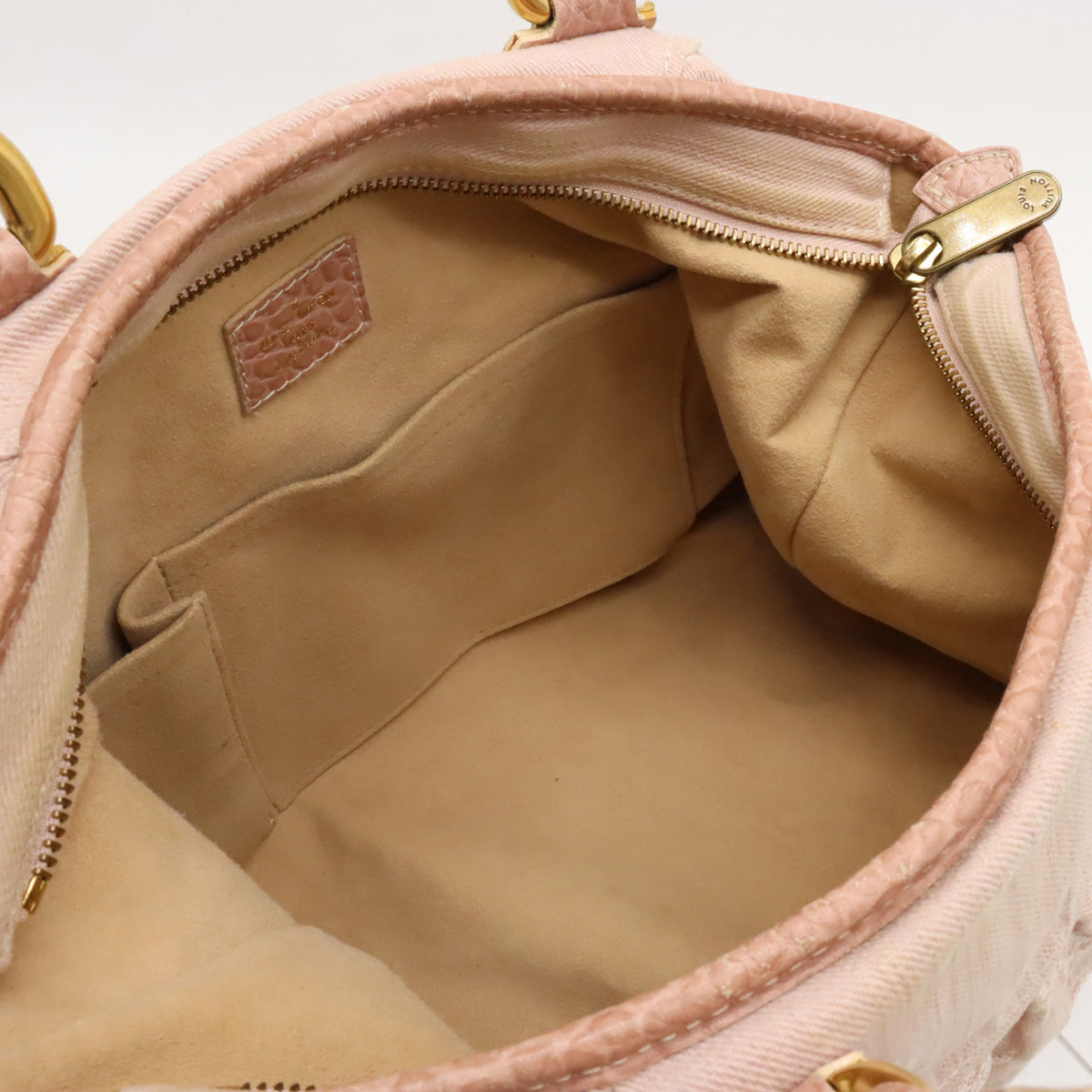 Louis Vuitton Monogram Denim Neocabby MM Tote Shoulder Bag Pink