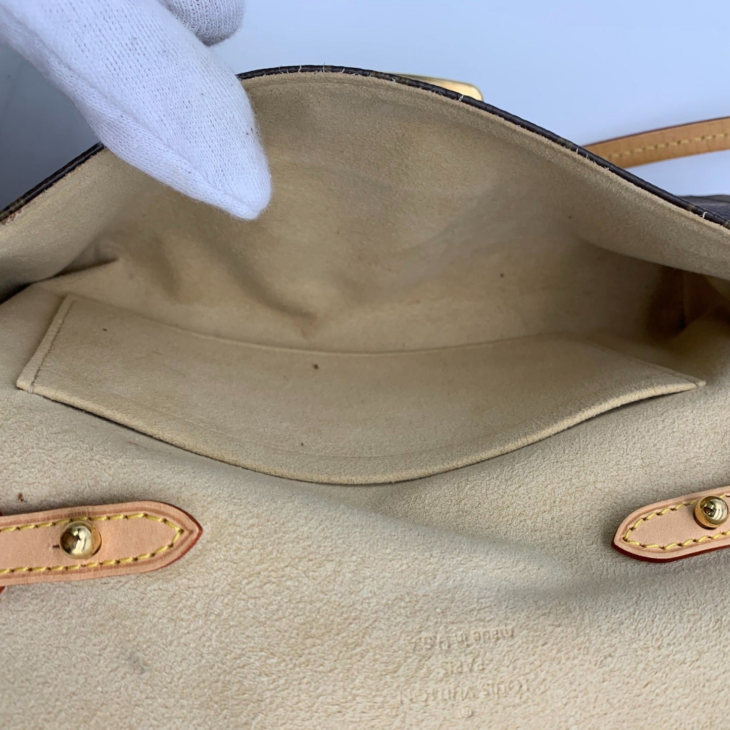Louis Vuitton Pochette Beverly Shoulder Bag Canvas Monogram