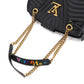 Louis Vuitton New Wave Chain Tote 2 Way Shoulder Bag Leather Noir