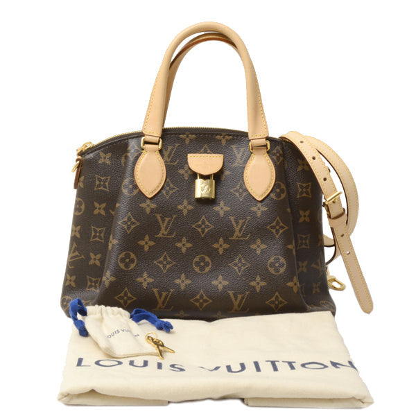 Louis Vuitton Monogram Rivory PM Shoulder Bag Handbag 2WAY Bag
