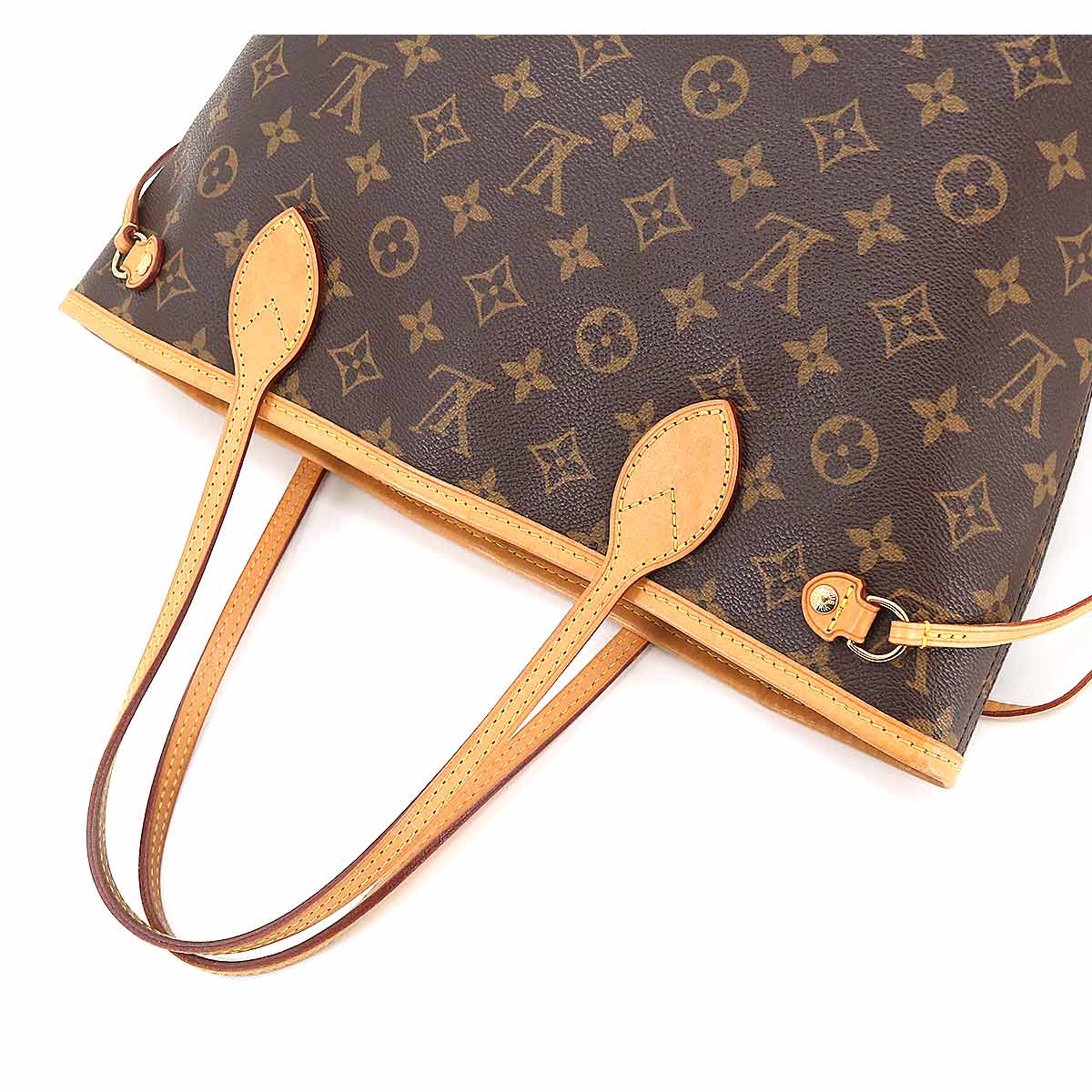 Louis Vuitton Monogram Neverfull PM Tote Bag Brown