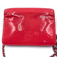 Chanel Pink/White Patent Leather Cc Woc Clutch Bag