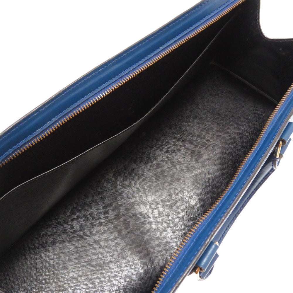 Louis Vuitton Epi Sac Triangle Blue Handbag Bag