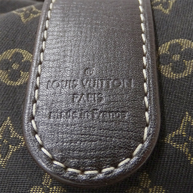 LOUIS VUITTON Denim Mahina XS Black Shoulder Bag Black