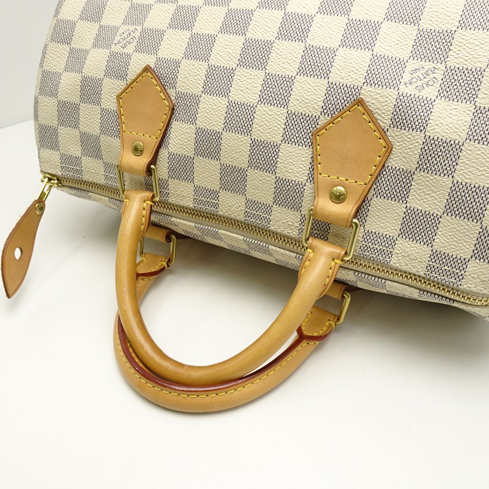 Louis Vuitton Damier Azur Speedy 30 Boston Bag