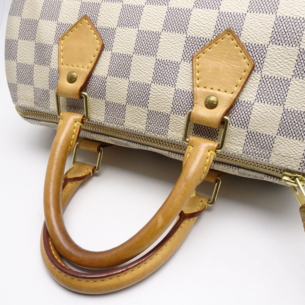 Louis Vuitton Damier Azur Speedy 25 Boston Bag