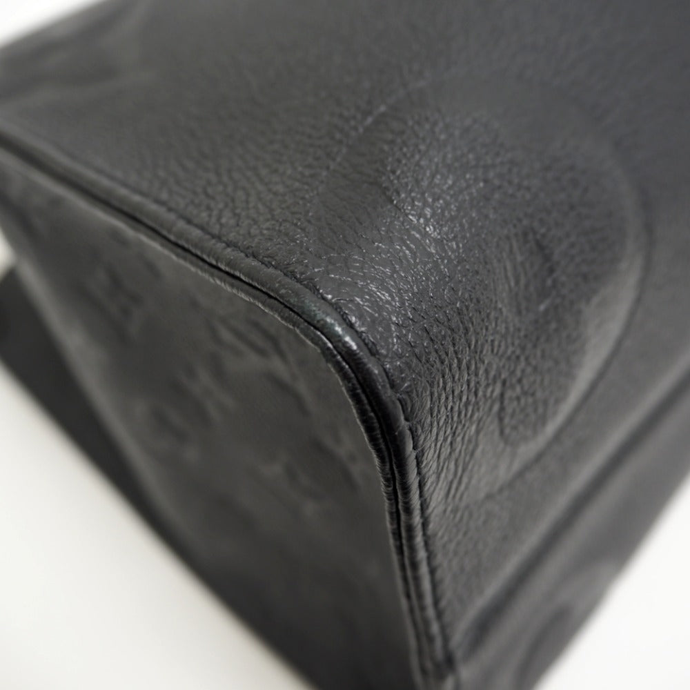 Louis Vuitton On The Go MM Monogram Amplant Handbag Black