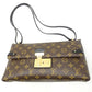 Louis Vuitton Monogram Sac Triangle PM Brown Shoulder Bag