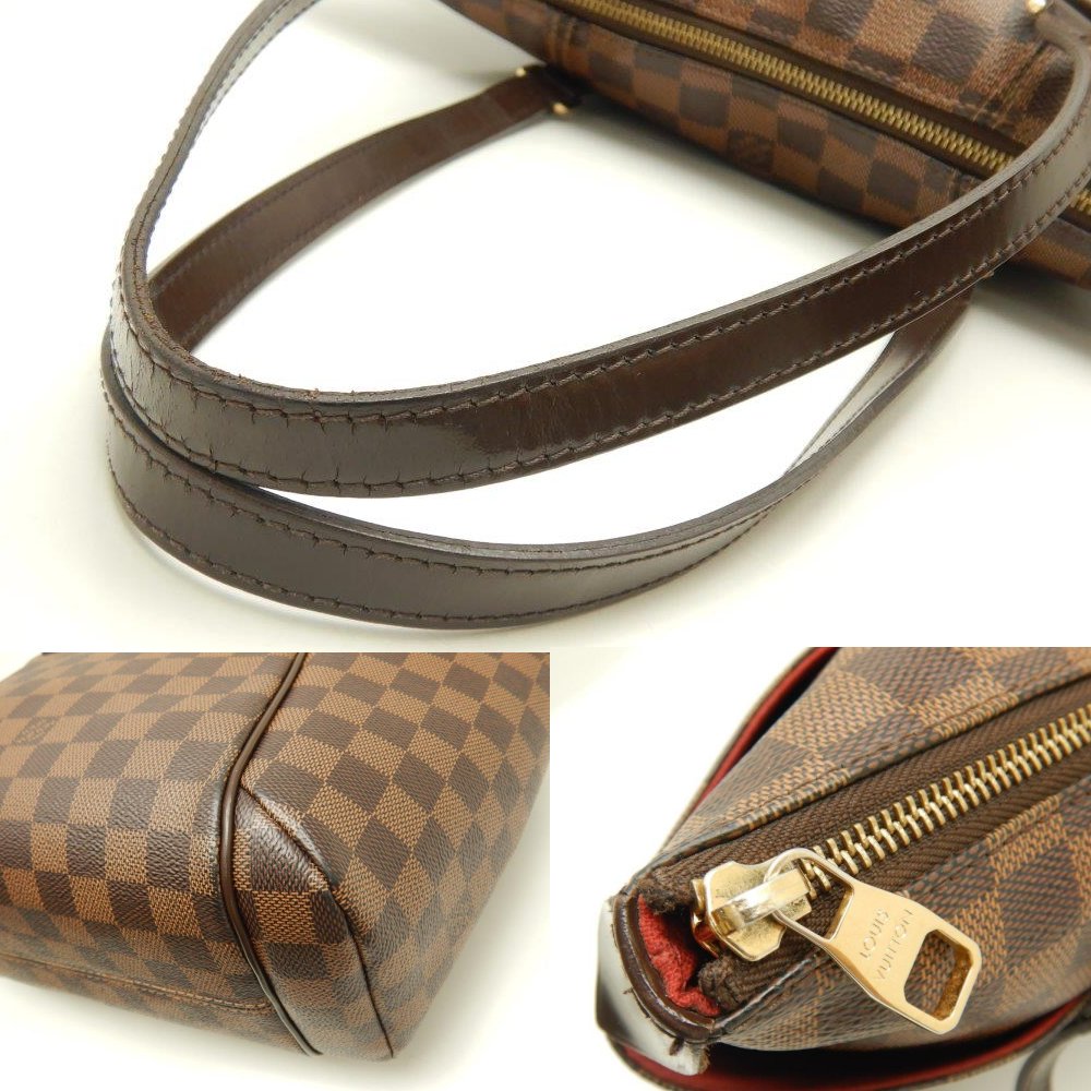 Louis Vuitton Damier Totally PM Ebene Shoulder Bag Brown