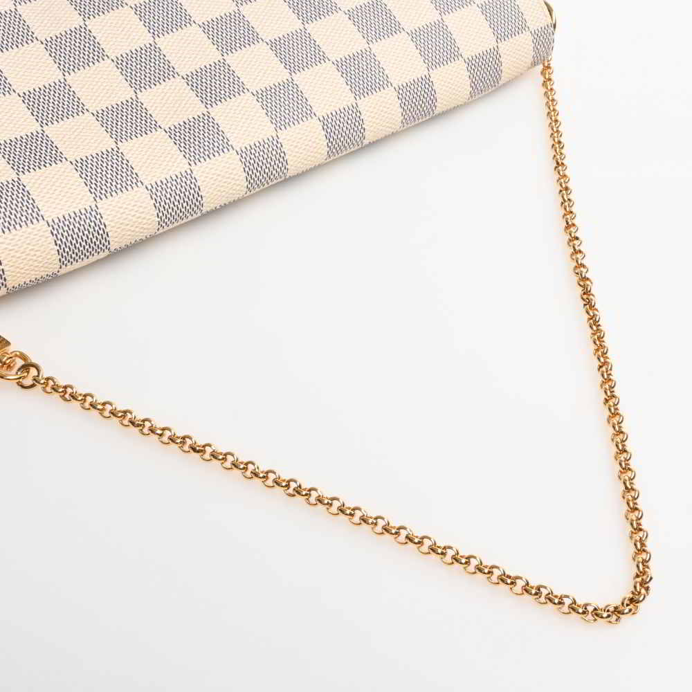 Louis Vuitton Azur Favorite PM 2WAY Shoulder Bag White