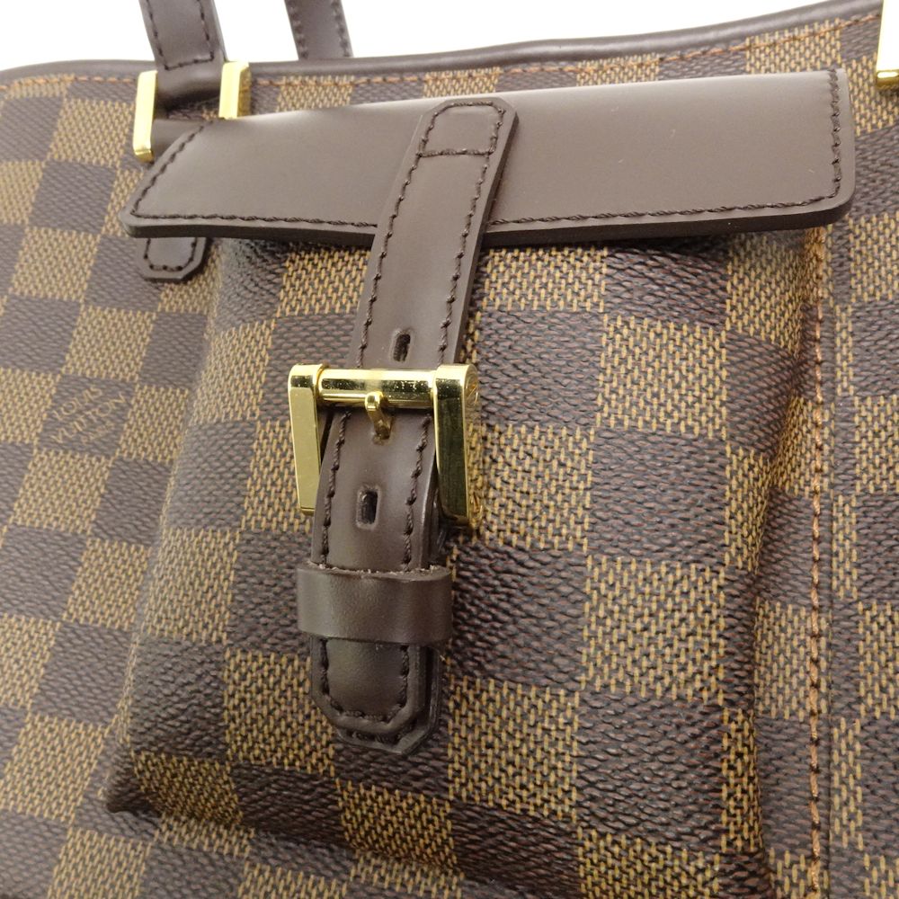 Louis Vuitton Damier Manosque PM Ebene Tote Bag