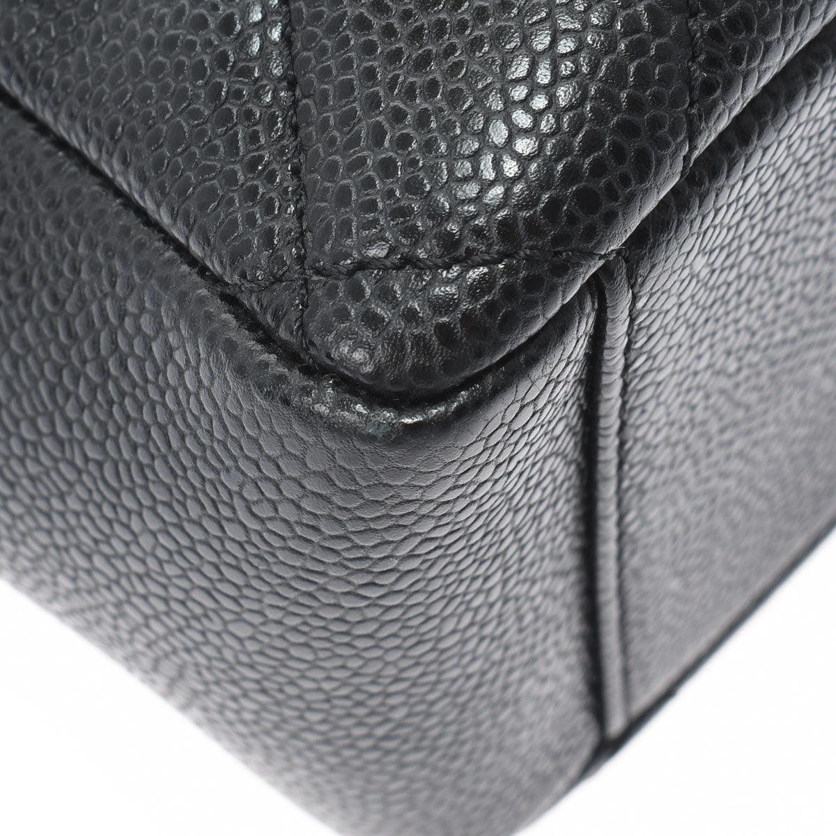 Chanel Matelasse PSt Black/gold Hardware Caviar Skin Tote Bag