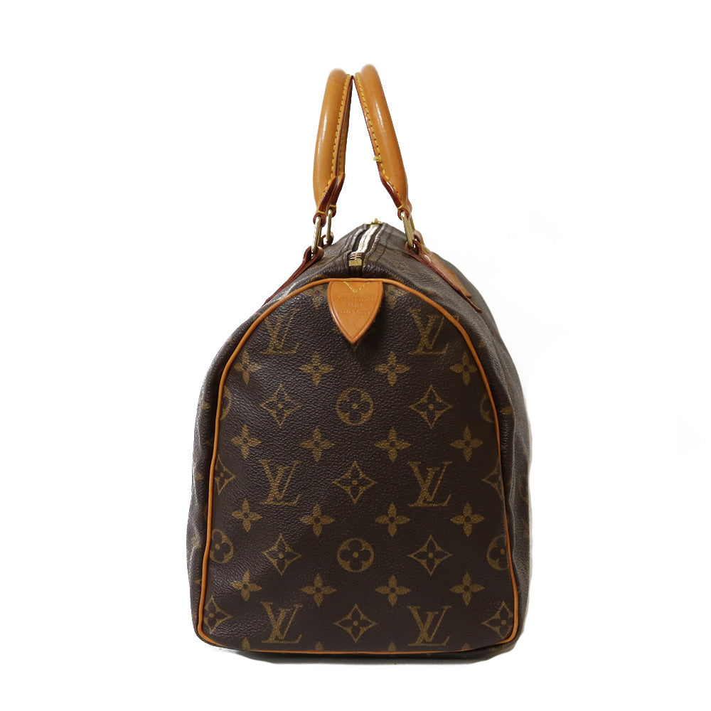 Louis Vuitton Speedy 30 Monogram Handbag Brown