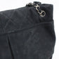 Chanel Chain Shoulder Bag Nubuck Black Tote Bag