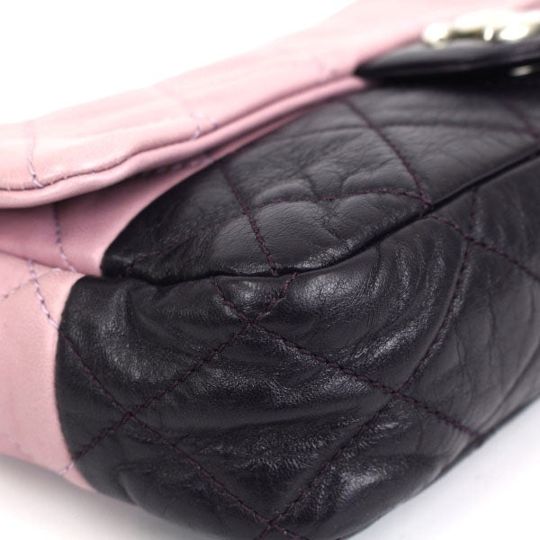 Chanel Chain Shoulder Bag Handbag Purple