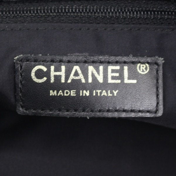 Chanel Travel Line Waist Bag Black Pouch Handbag