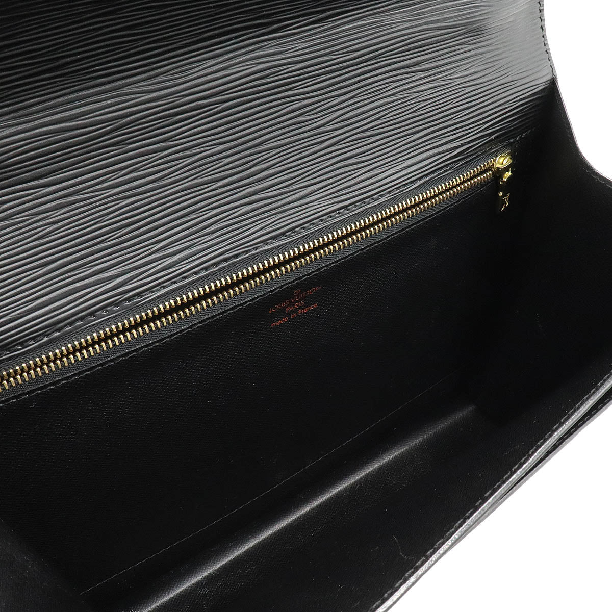 Louis Vuitton Epi Monceau Shoulder Bag Noir Black