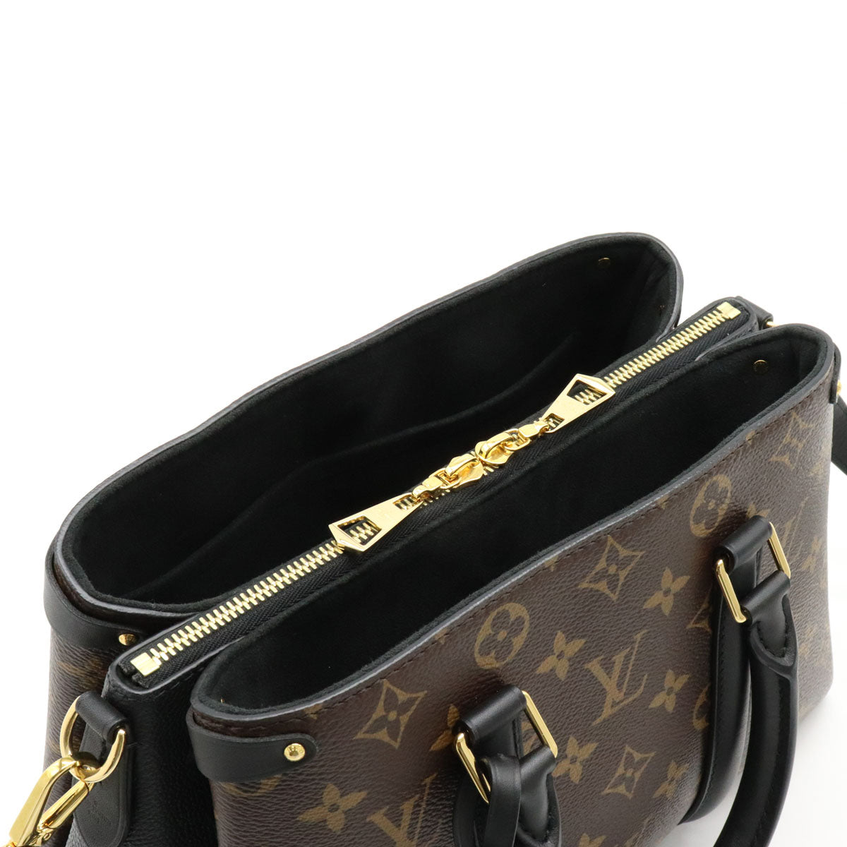Louis Vuitton Monogram Soufflot NV BB Shoulder Bag Noir Black