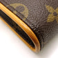 Louis Vuitton Monogram Pochette Florentine Brown