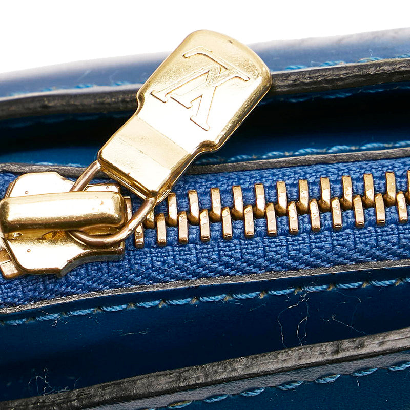 Louis Vuitton Epi Riviera Handbag Toledo Blue Leather