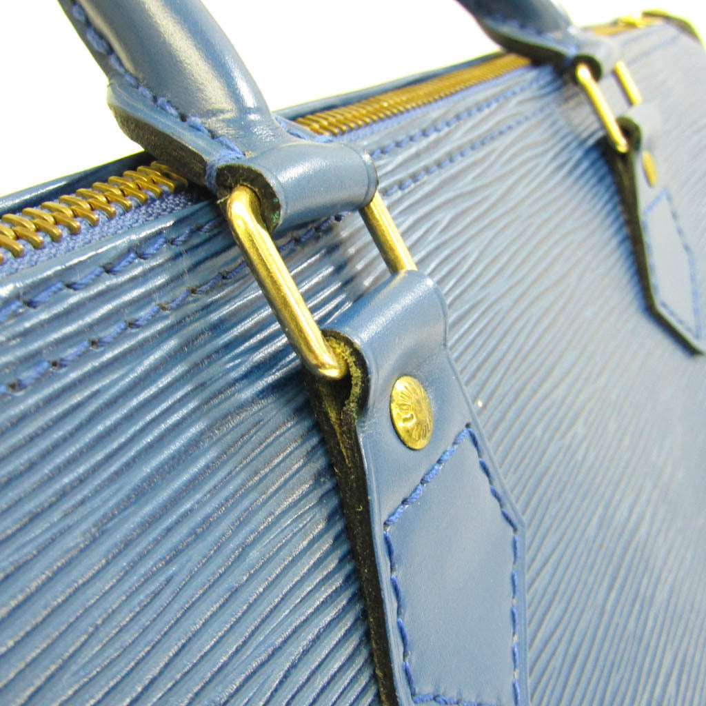 Louis Vuitton Epi Speedy Handbag Toledo Blue
