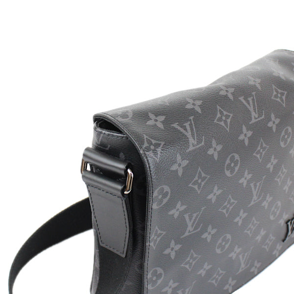 Louis Vuitton Monogram Eclipse Black District NM PM Shoulder Bag