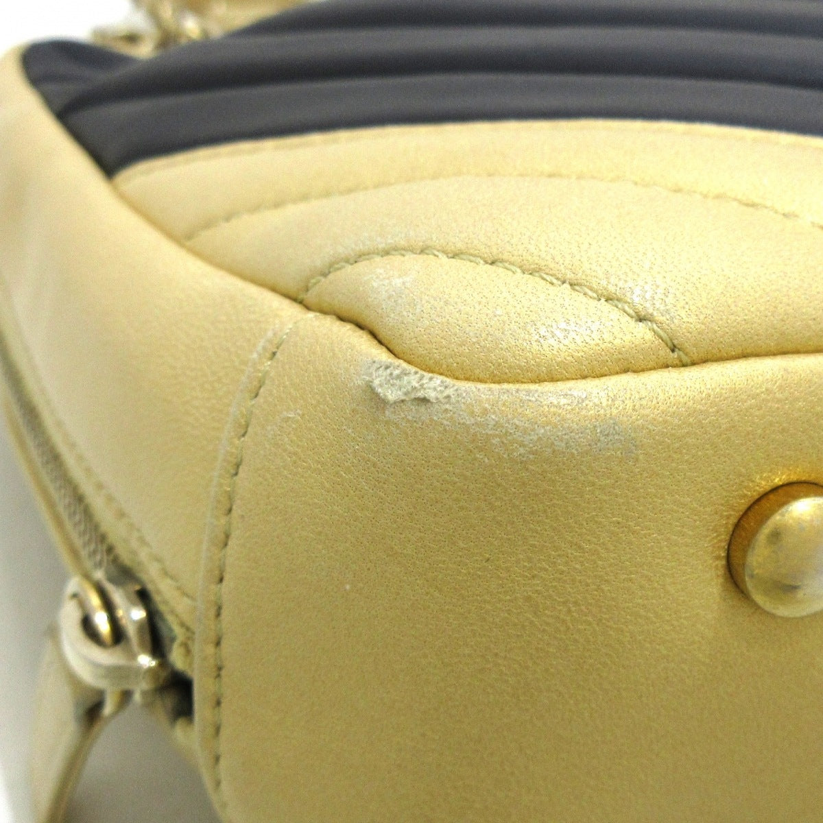Chanel V Stitch Chevron Shoulder Bag Chain Shoulder