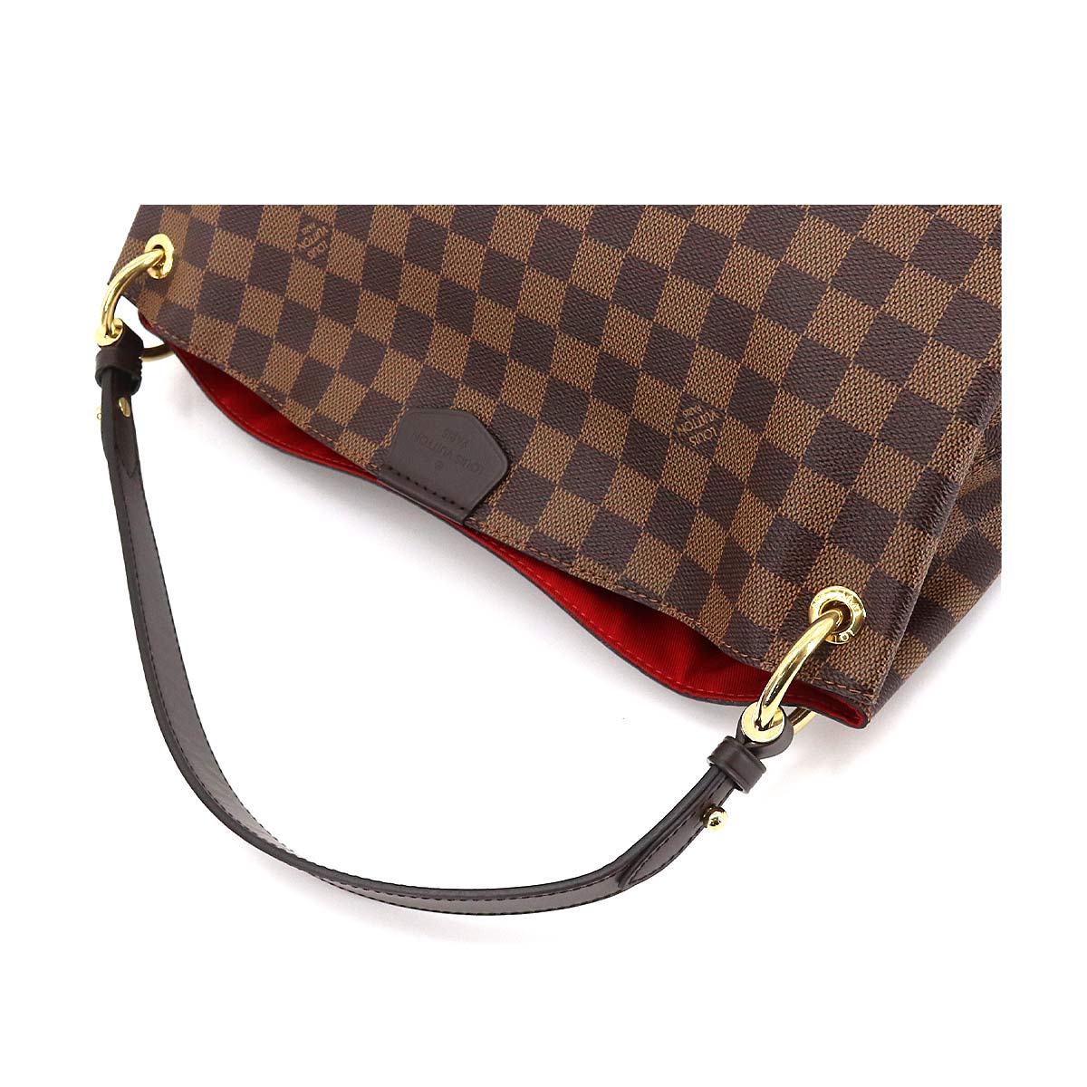 Louis Vuitton Damier Graceful PM Shoulder Bag Ebene