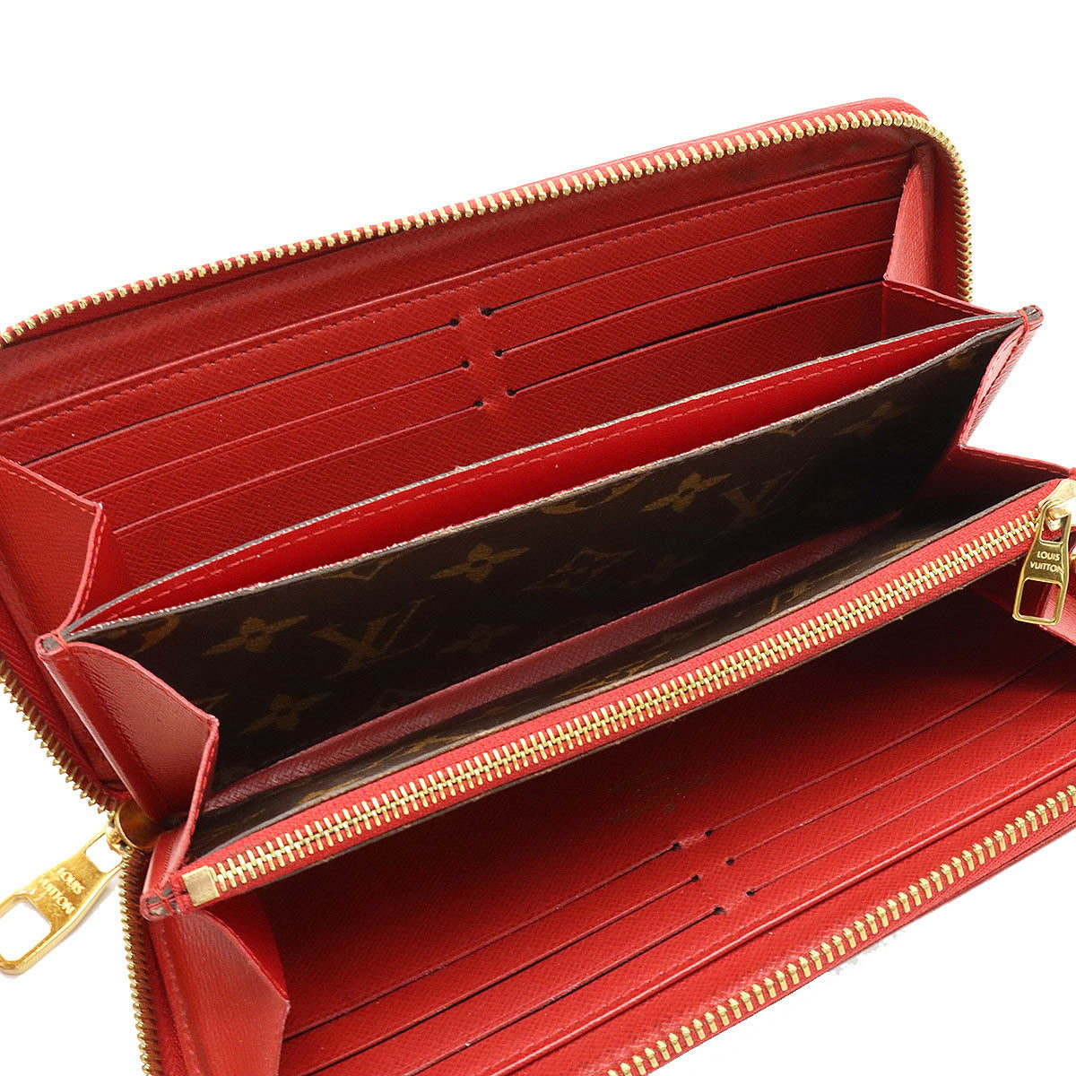 Louis Vuitton Monogram Zippy Wallet Retiro Round Zipper Long Wallet