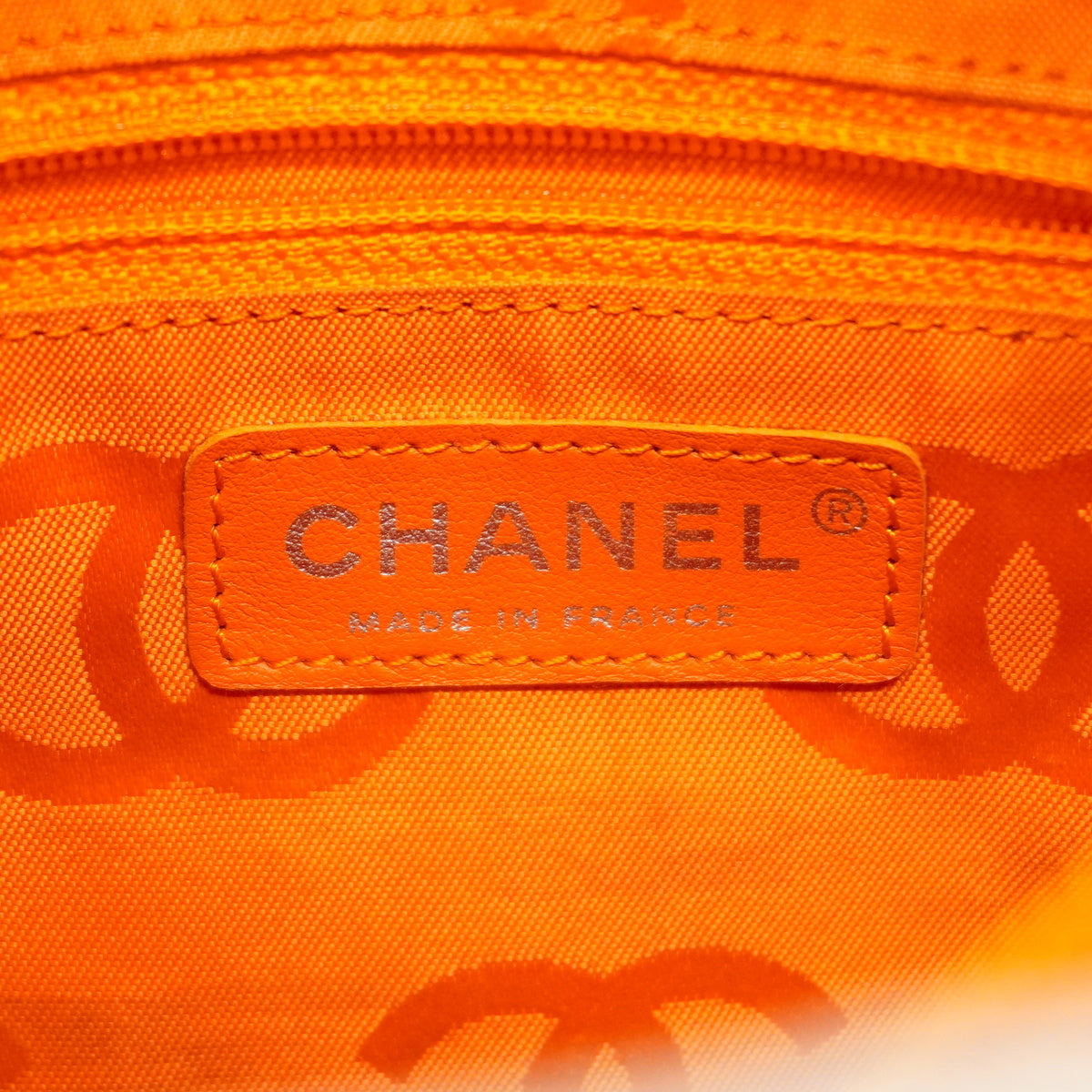 Chanel Tote Bag Cambon Line Leather Python White
