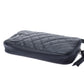Chanel Cambon Line Black/Silver Hardware Calfskin Accessory Pouch