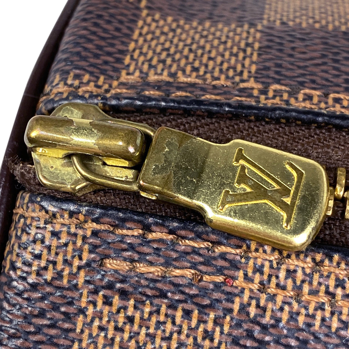 Louis Vuitton Papillon 30 Barrel Bag Cylindrical Handbag Damier