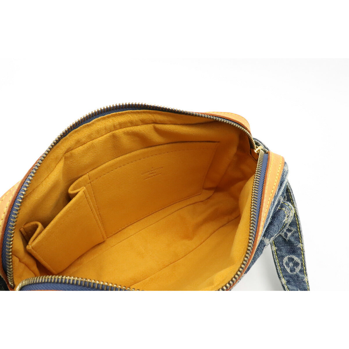 Louis Vuitton Monogram Denim Bum Bag Waist Bag Body Bag Shoulder Bag Blue