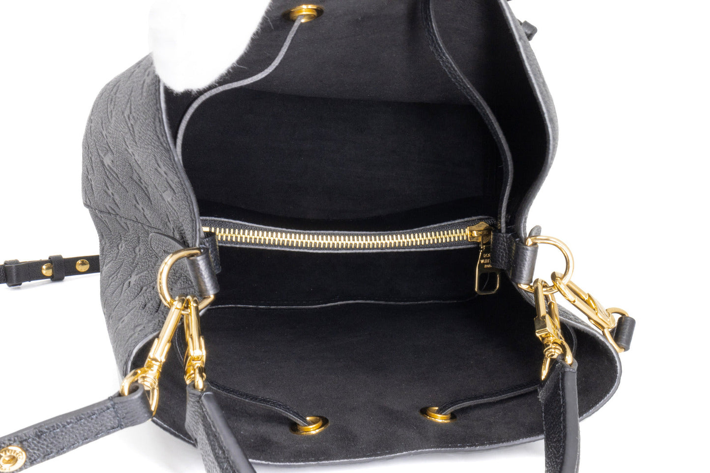 Louis Vuitton Neonoe Monogram Implant Leather Black
