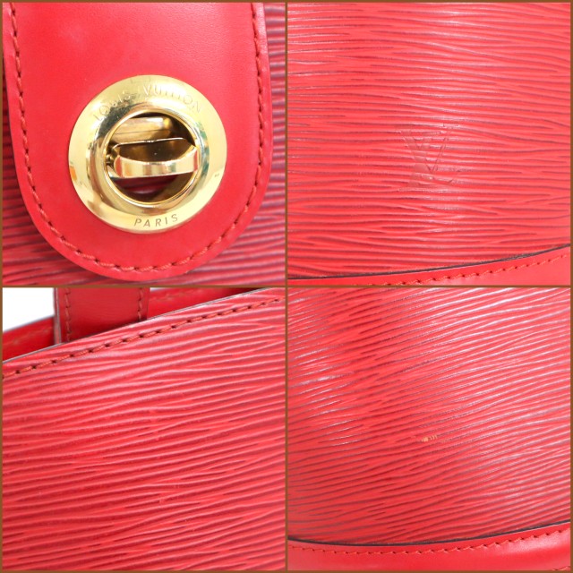 Louis Vuitton Cline Shoulder Bag Castilian Red Epi