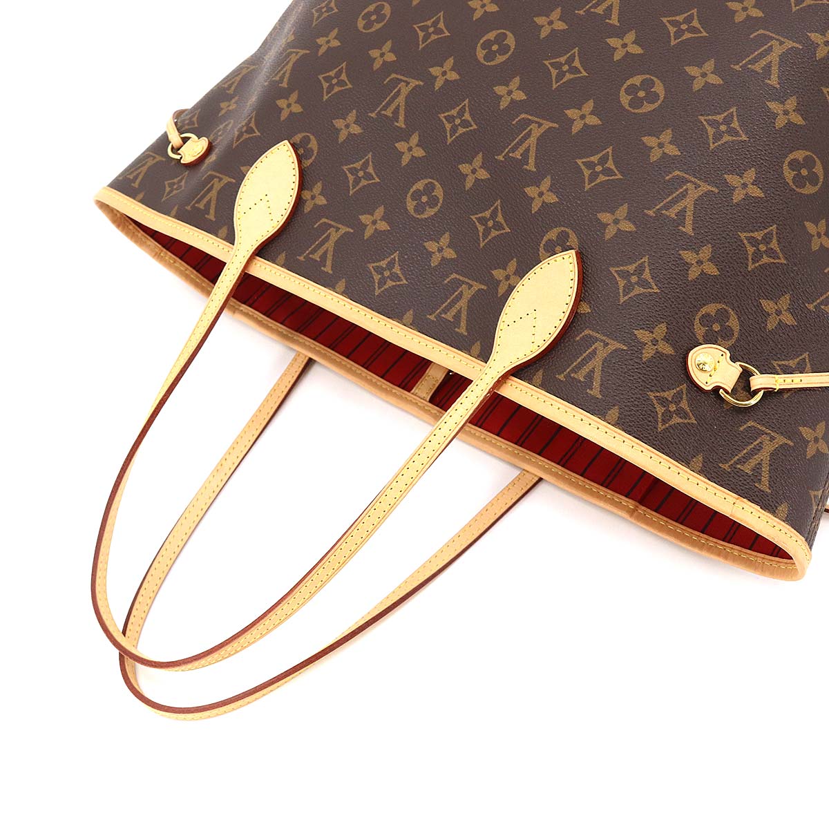 Louis Vuitton Monogram Neverfull MM Tote Bag Brown