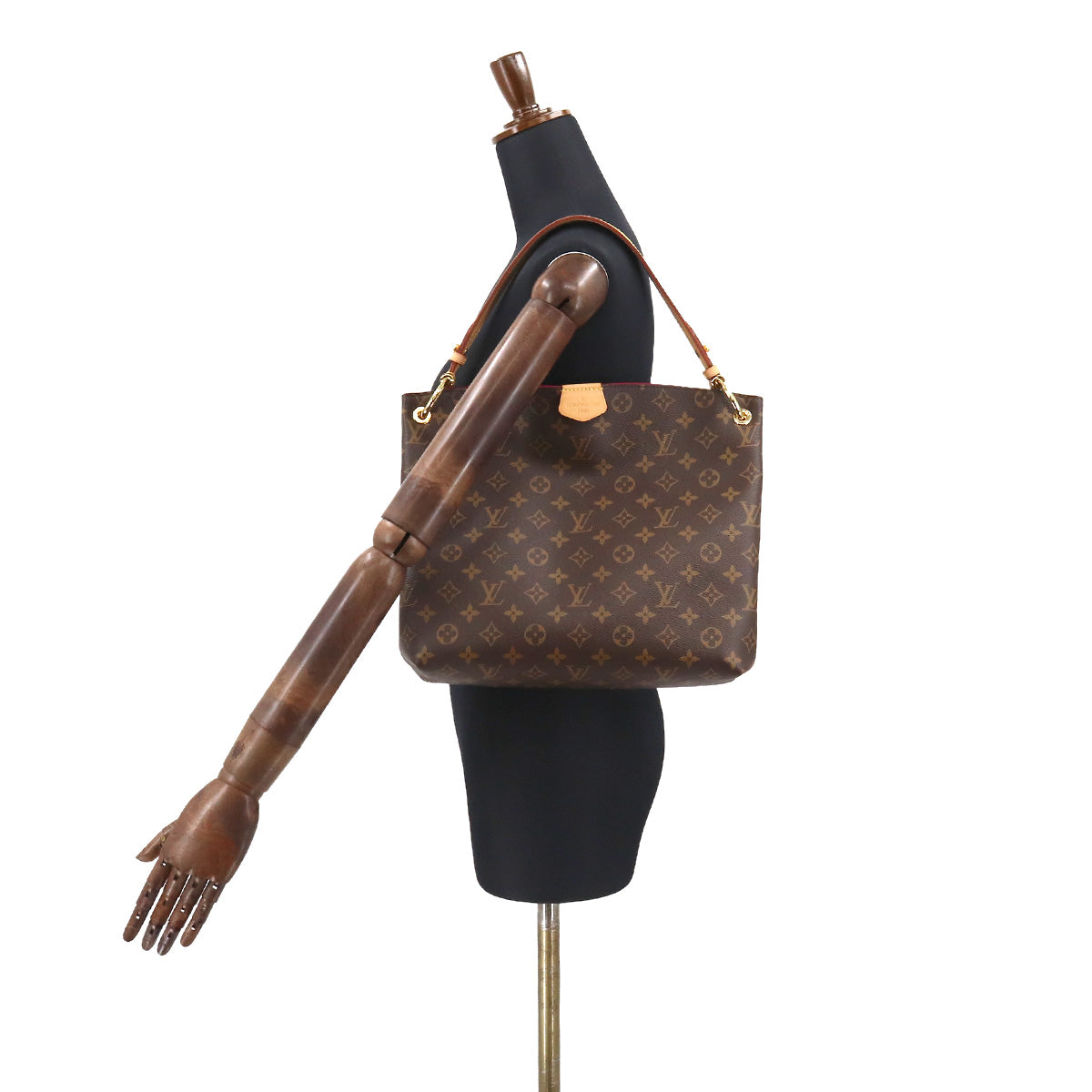 Louis Vuitton Monogram Graceful PM Shoulder Bag Pivoine